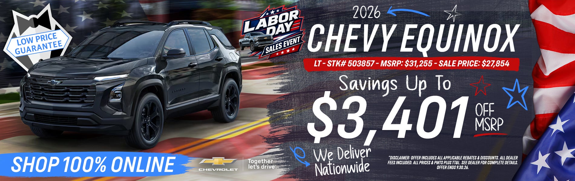 2026 Chevy Equinox - Savings Up To $3,401 Off MSRP
