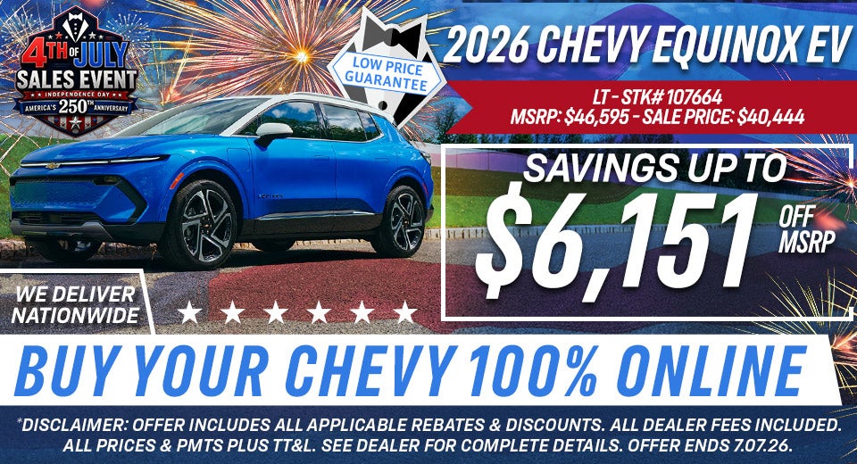 2026 Chevy Equinox EV LT - Savings Up To $6,151 Off MSRP