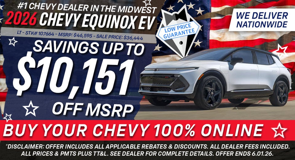 2026 Chevy Equinox EV LT - Savings Up To $10,151 Off MSRP